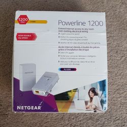 NETGEAR Powerline adapter Kit, 1200 Mbps Wall-plug, 1 Gigabit Ethernet Ports 

Ig