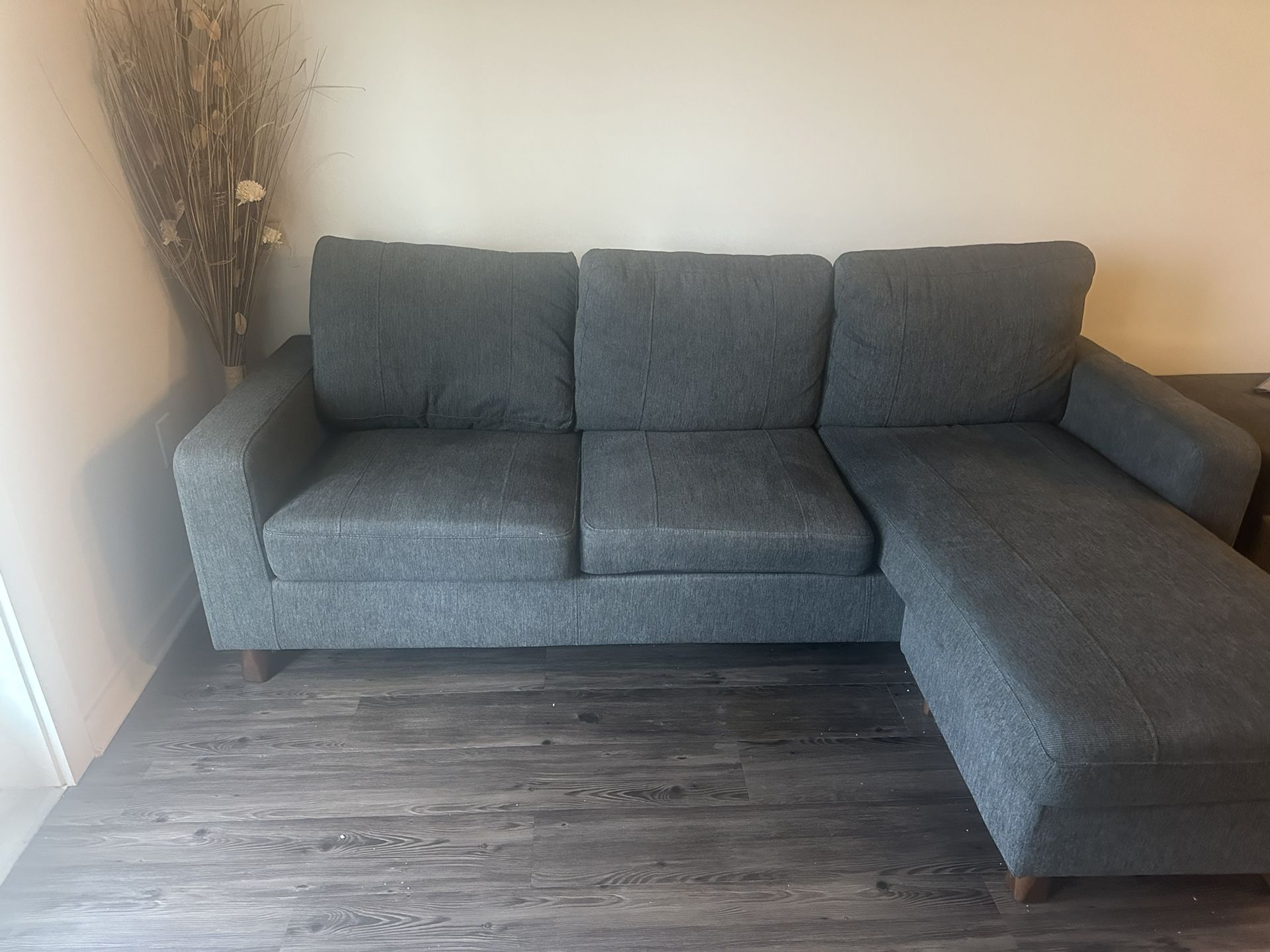 Couch with Ottoman