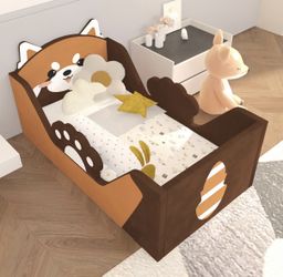 Red Panda Toddler Bed Frame