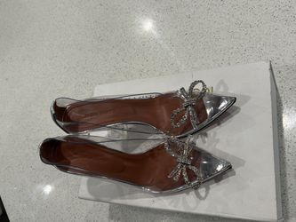 Amina Muaddi Rosie Glass Pump