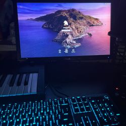 Apple Mac Computer With Producer Equipment 