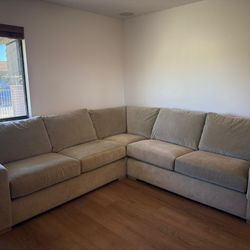 Like-New Crate & Barrel Axis Couch – Performance Fabric