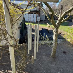 Galvanized Steel Wind Chimes $15