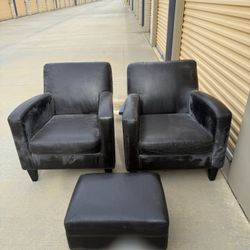 2 Chairs + Ottoman