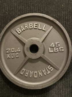 2 Olympic Plates And Weight Tree