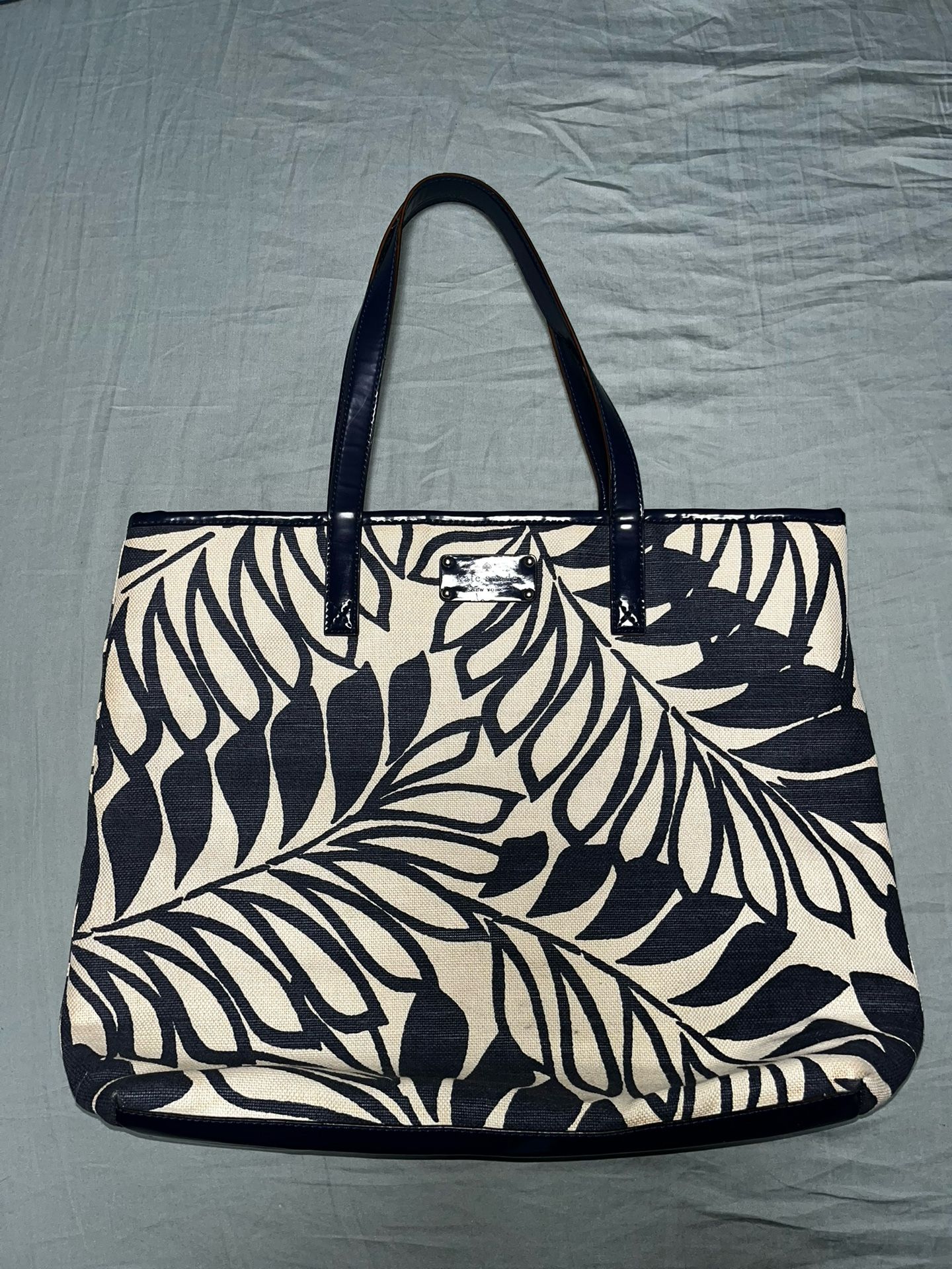 Kate Spade Leaf Print Tote Bag