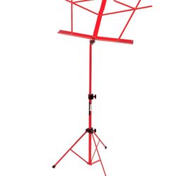 Compact Red Music Stand
