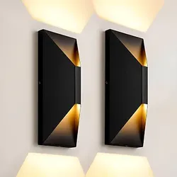12’’ Outdoor Wall Lights, Up and Down Outdoor LED Wall Sconces
Dimmable, 3 Color Temperatures
