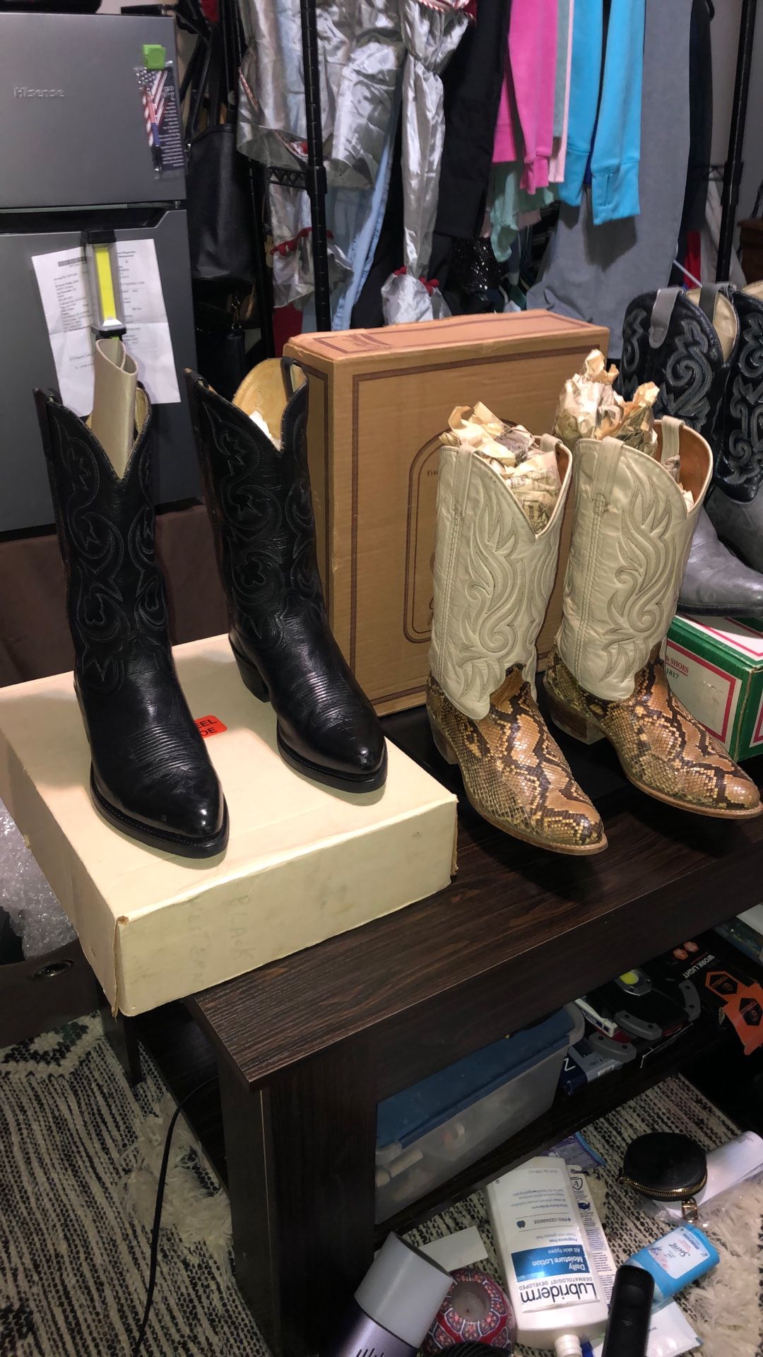 Cowboy Steel Toe Boots (Make Offer)
