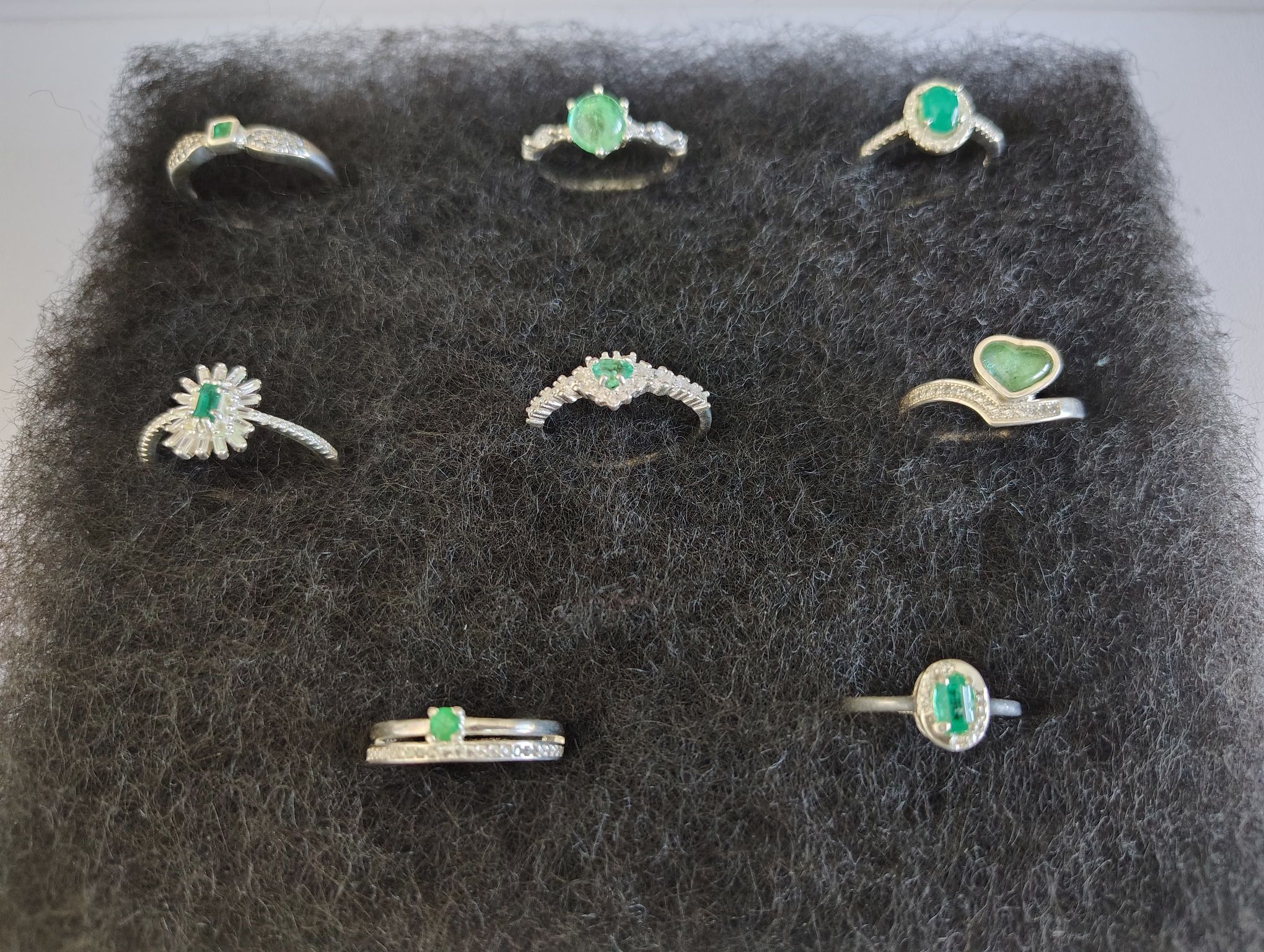 Vendo Lote de Anillos con Esmeralda de Muzo-Colombia