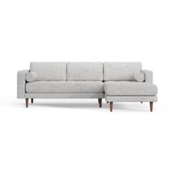 Right-arm facing Breuer Sectional - Light Grey
