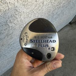 Callaway Big Bertha Steelhead Plus 3-Wood – Smooth & Forgiving