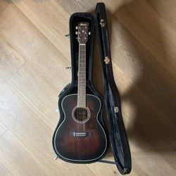 Ibanez Artwood AC300E-DVS Acoustic Guitar + Road Runner Case + Capo