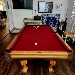 Brunswick Pool Table Ping Pong Top And Dart Board