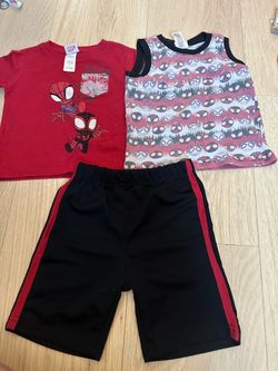 Boys spider man outfit