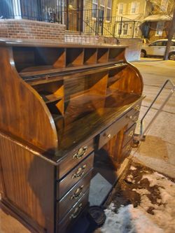 Wood desk