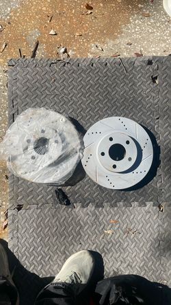 2002 TransAm rear brake rotors drilled and vented High performance