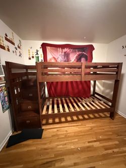 MUST PICK UP Twin size bunk beds <NO MATTRESS >