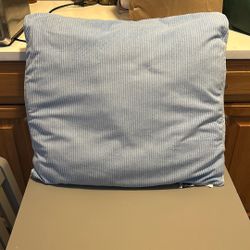 Free Big Light Blue Pillow 