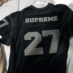Supreme Suede Football Jersey Size XL
