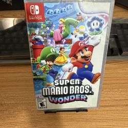 NEW SEALED Super Mario Bro Wonders For Nintendo Switch