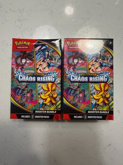 Pokemon Chaos Rising Booster Bundles x2 Sealed