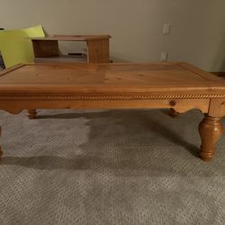 1 Coffee Table and 2 End Tables 