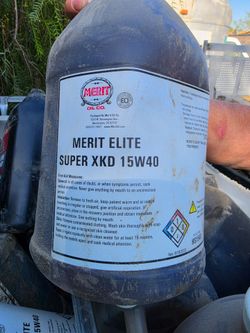 Diesel engine oil and coolant brand new