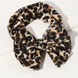 Toddlers Girl Leopard Bow Knot Headbands