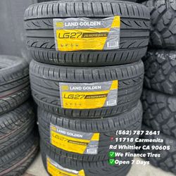215/35R18 Land Golden New Set of Tires Installed and Balanced Set de Llantas Nuevas Instaladas y Balanceadas