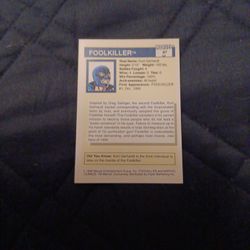 Marvel Comics Card The 1990 FOOLKILLLER