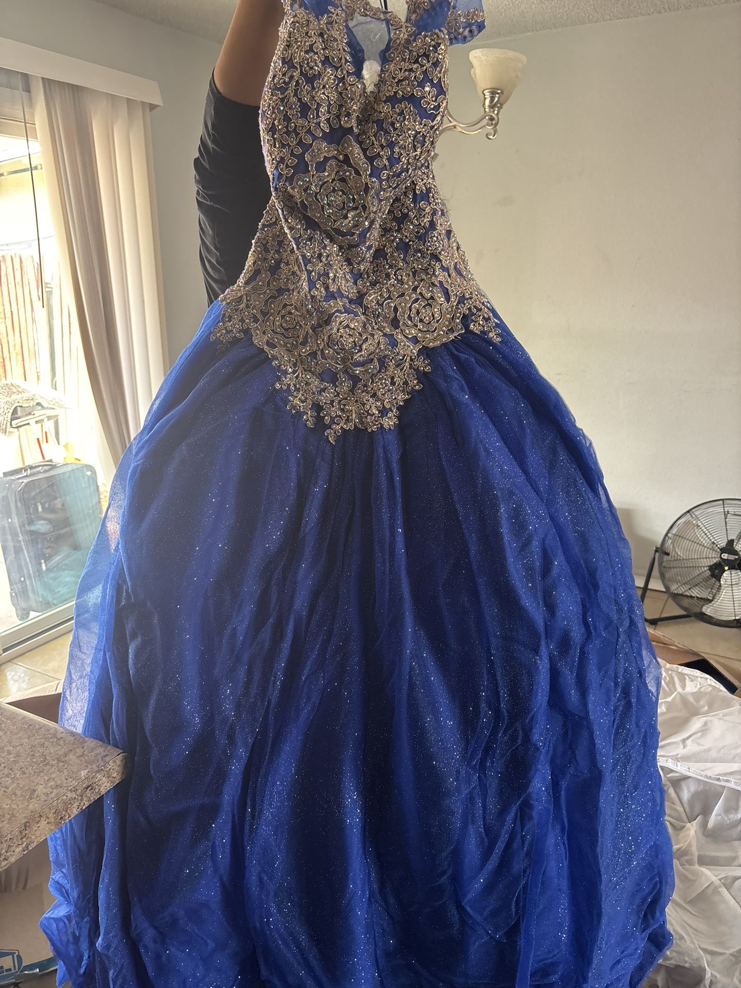 Blue Quinceanera Dress