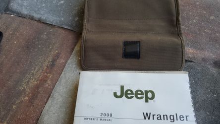2008 Jeep wrangler Owners Manual