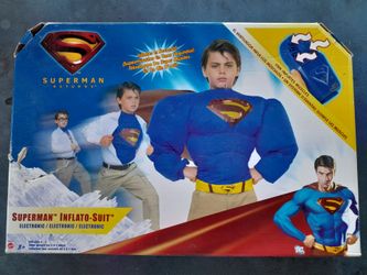 Superman Inflato-Suit Child's Halloween Costume. Look!