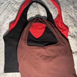 3 Halter Crop Top & 1 Should Crop Top 