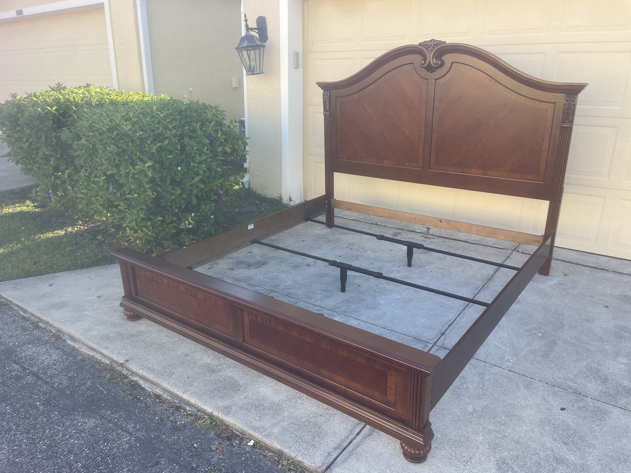 Very Nice Solid Wood King Bedframe