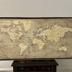 World Map Frame