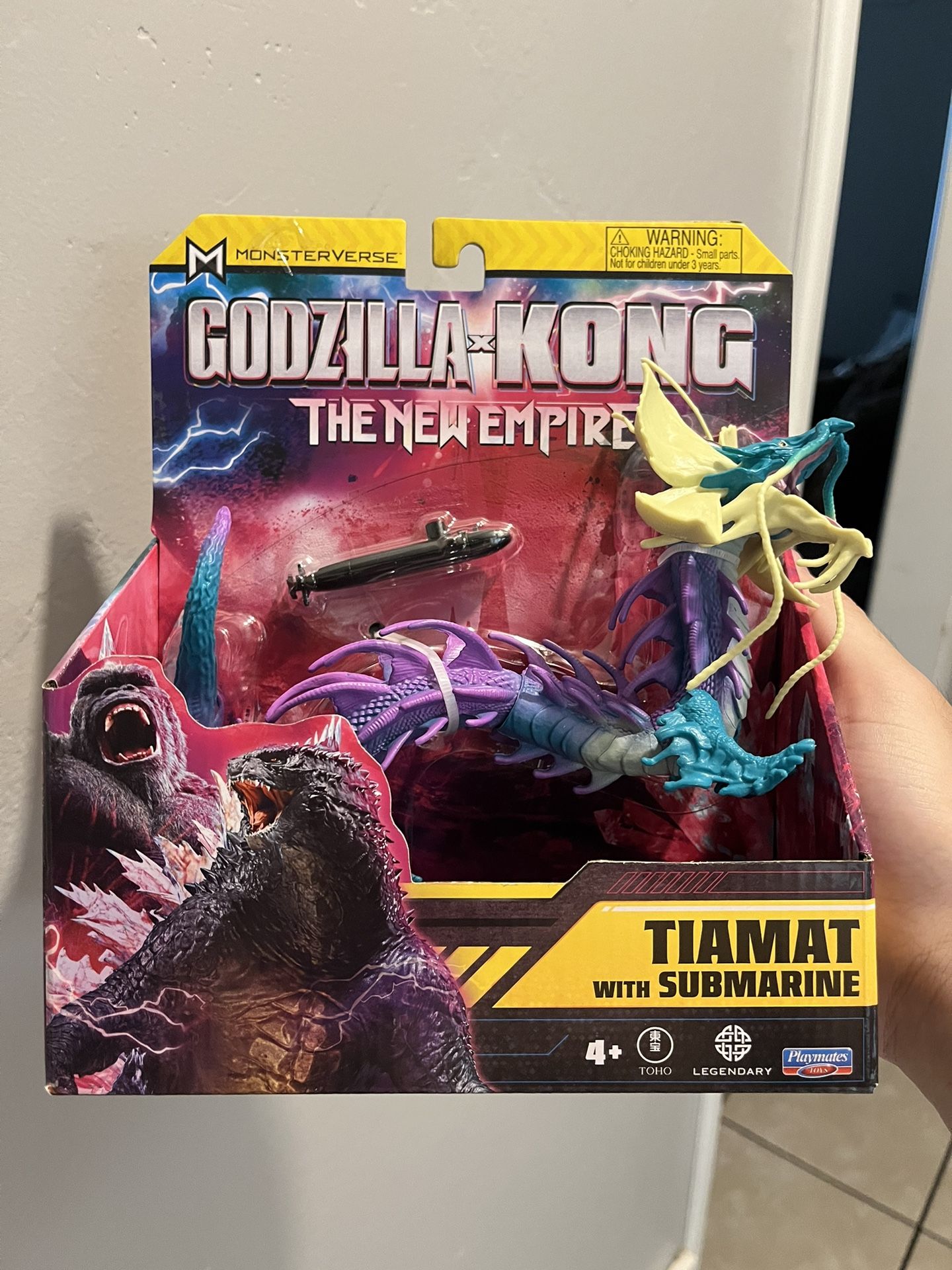 Playmates Tiamat Godzilla X Kong With Submarine Figure 2024