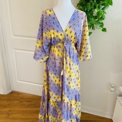 Women Lady Boho Maxi Dress One Size Sundress Festival 