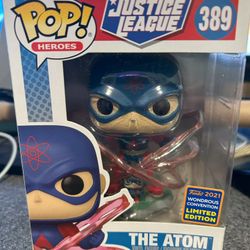 Funko Pop! DC Heroes: Justice League - The Atom 389 - Wondrous Con 2021 Limited