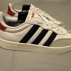 Adidas Barreda Men’s Tennis Shoes White/navy/red 9 1/2