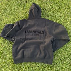 Black Essentials Hoodie
