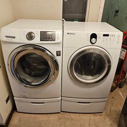 Washer and dryer