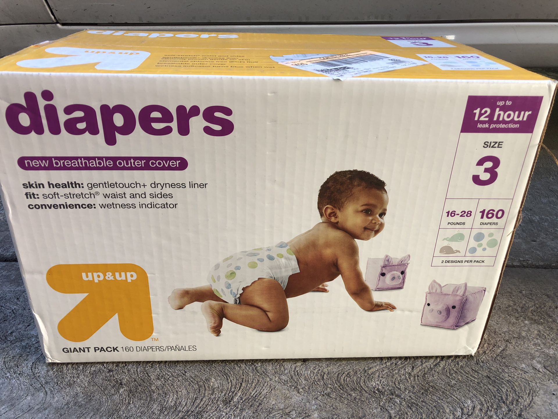 Up and Up diapers size 3