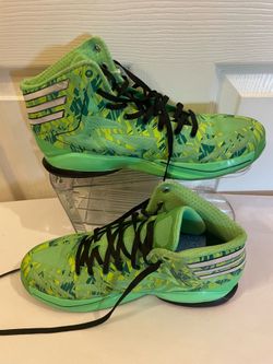 Green ADIDAS Adizero Crazy Light 2 basketball shoes for men’s size 9