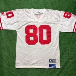 Vintage Jerry Rice 49ers Starter Jersey Large