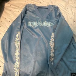 chrome hearts blue jersey