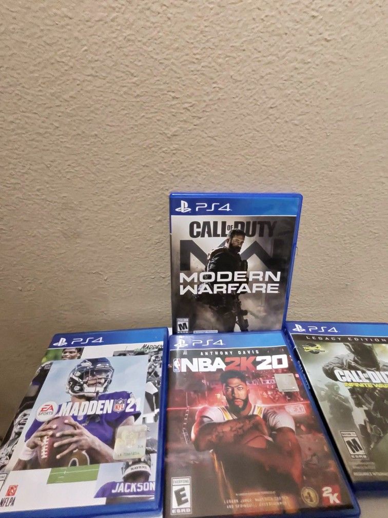 4 Ps4 Games