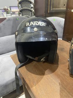 Raider journey Black open face motorcycle helmet size XL