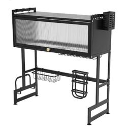 Kitchen Dish Drying Rack&Sink Dish Drainer Carbon Steel, PC 75*30*80cm/29.53*11.